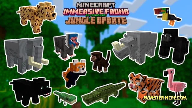 Immersive Fauna Jungle Update Add-on 1.21+/1.20+