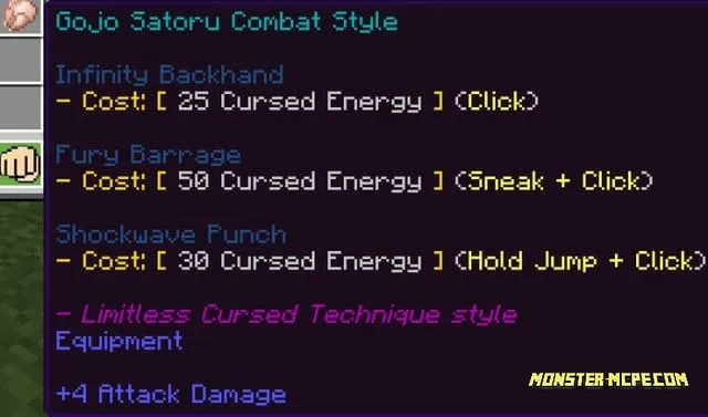 Jujutsu Awakening | Gojo Beta Release Add-on 1.21+