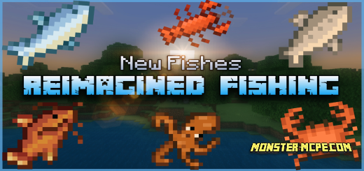 New Fishes! Reimagined Fishing Add-on 1.20+