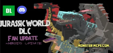 Jurassic World Fan Update Add-on 1.20+/1.19+/1.18+