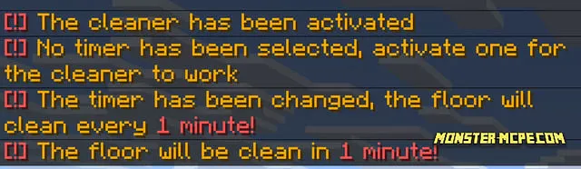 Cleaner Floor Add-on 1.21+/1.20+