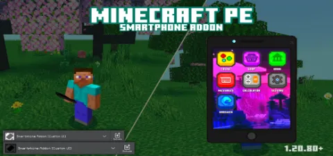 Minecraft PE smartphone Add-on 1.20+
