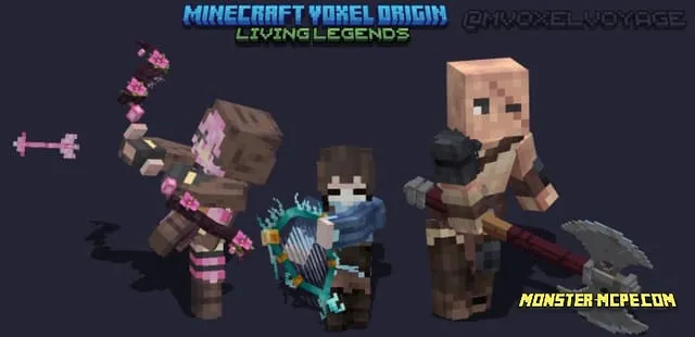 Living Legends Voxel Origin Add-on 1.21+/1.20+/1.19+/1.18+/1.17+/1.16+