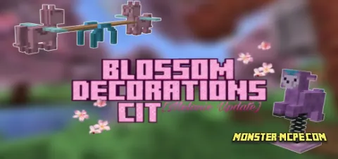 Blossom Decorations Add-on 1.20+/1.19+/1.18+/1.17+