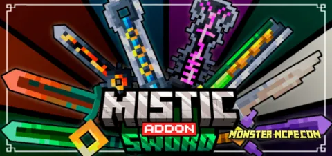 Mistic Sword Add-on 1.21+/1.20+/1.19+/1.18+/1.17+/1.16+