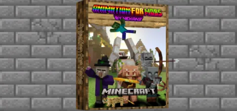 Animation for Mobs Add-on 1.21+/1.20+/1.19+/1.18+