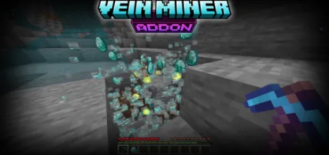 Vein Miner Addon Add-on 1.21+/1.20+