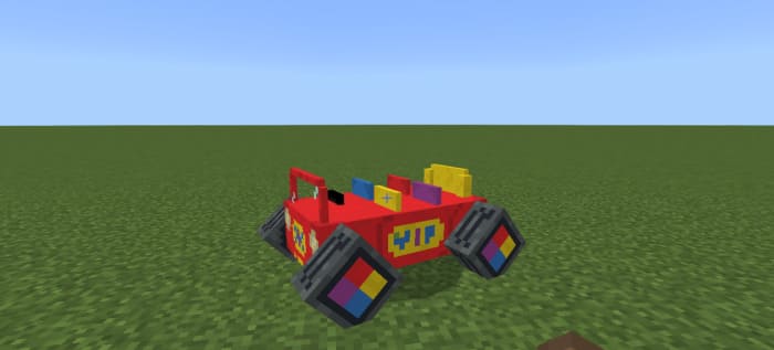 Big Red Car Add-on 1.21+