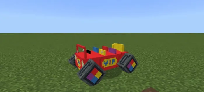 Big Red Car Add-on 1.21+
