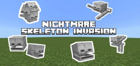 Nightmare: Skeleton Invasion Add-on 1.21+