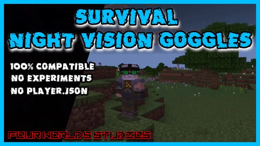 Survival Night Vision Goggles Add-on 1.21+