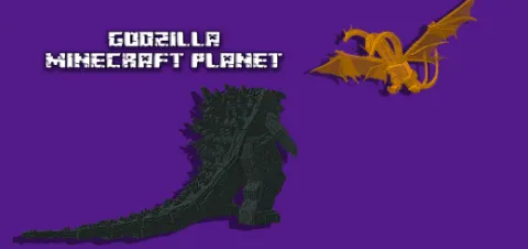 Godzilla Monstercraft Planet Add-on 1.21+/1.20+