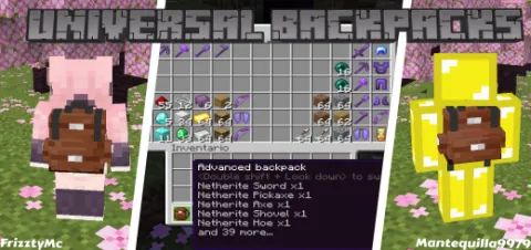 Universal Backpacks Add-on 1.21+