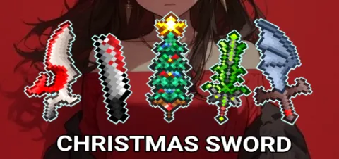 Christmas Sword Add-on 1.21+