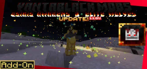 Vantablack Mobs Add-on 1.21+