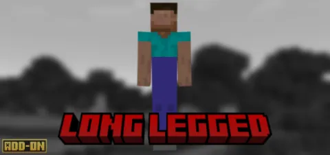 Long Legged Steve Add-on 1.21+/1.20+