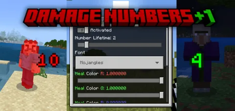 Damage Numbers Add-on 1.21+