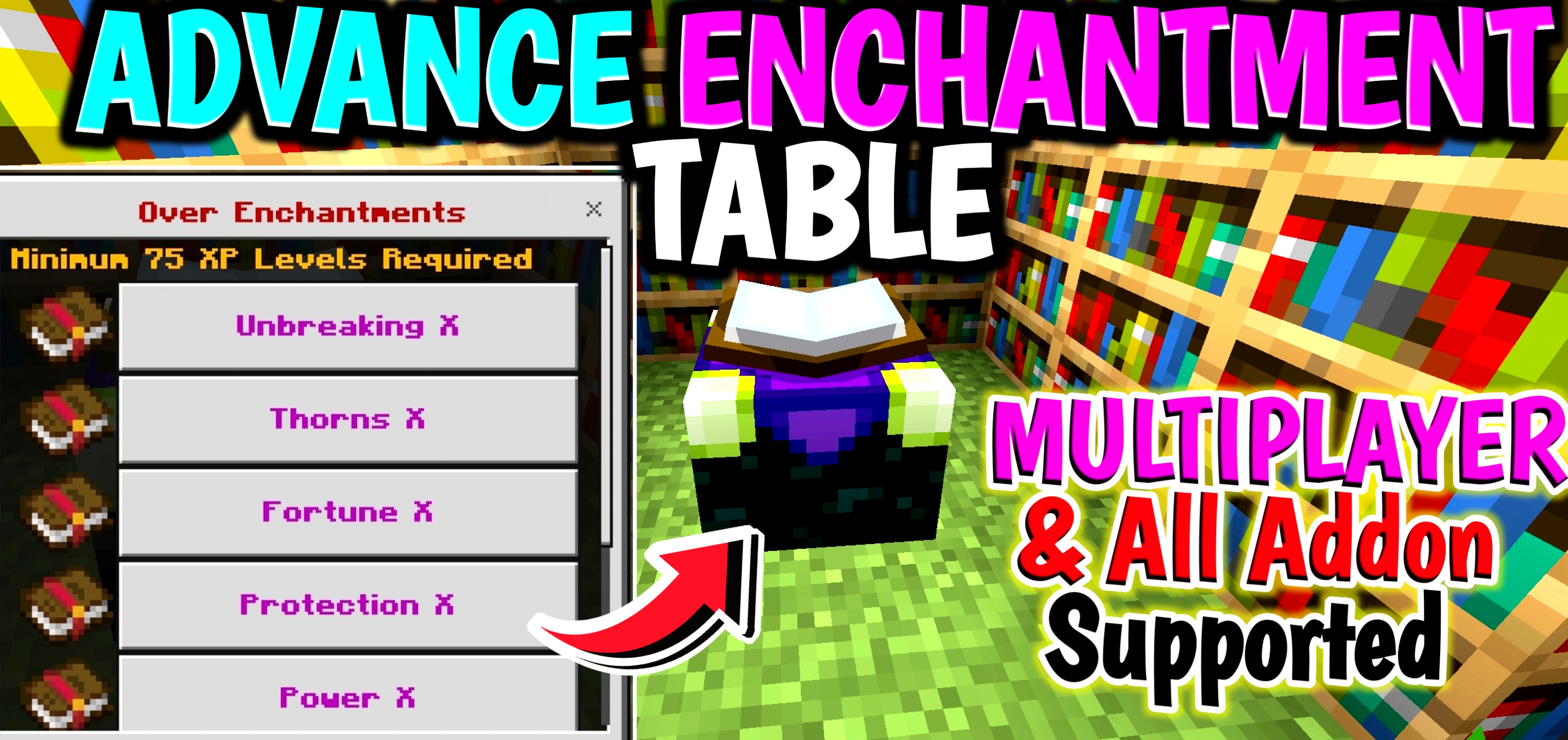Advance Enchantment Table 1.5 Add-on 1.21+