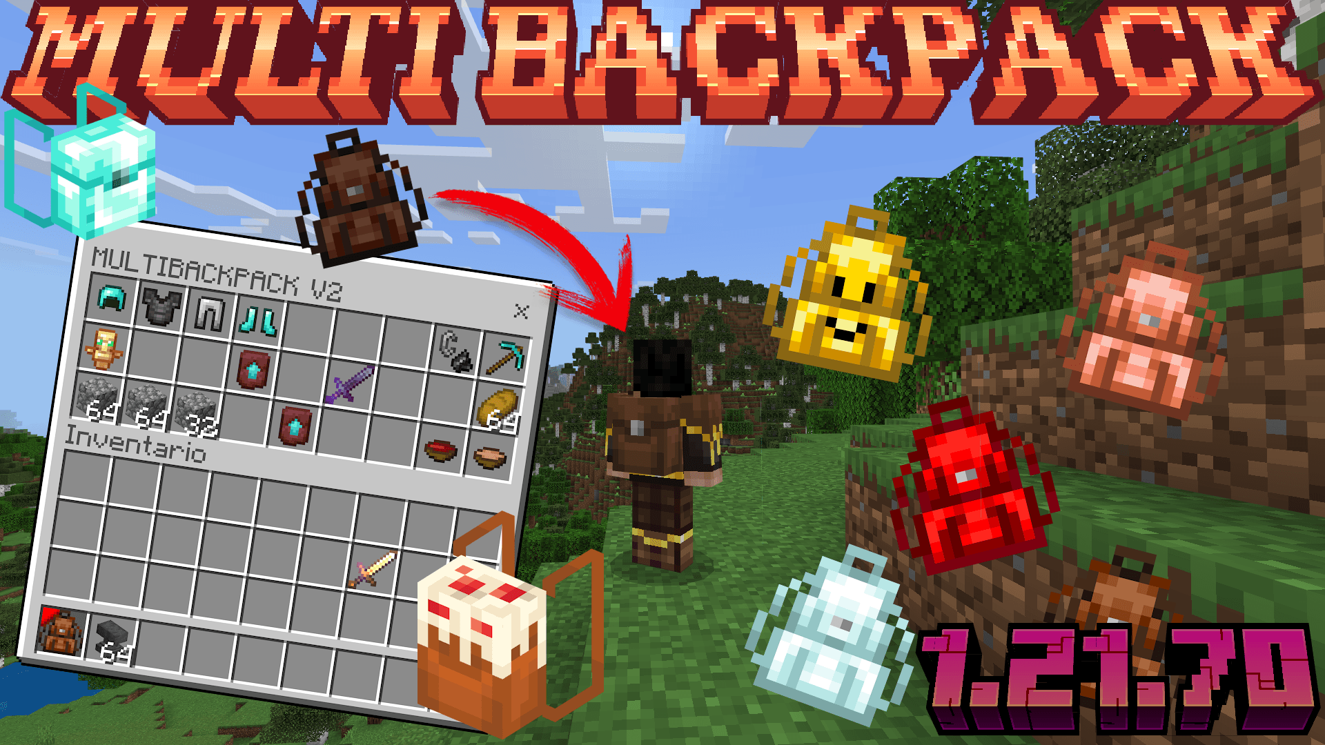 BackPack Add-on 1.21+/1.19+