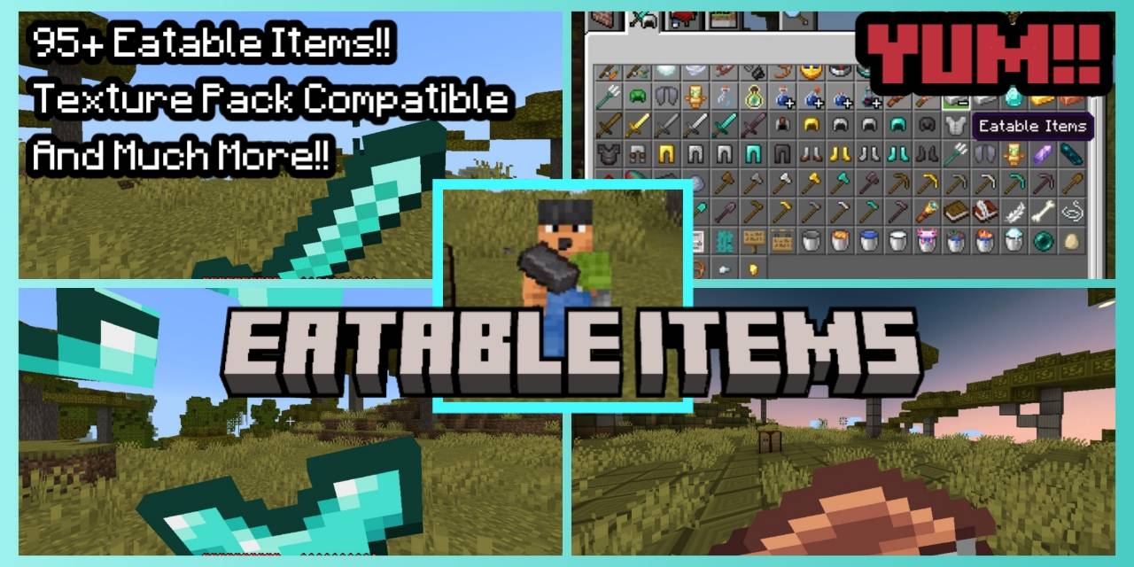 Eatable Items Add-on 1.21+
