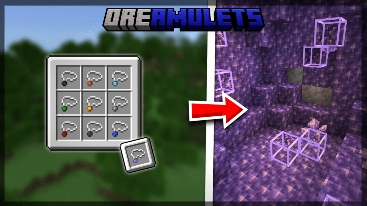 Ore Amulets Add-on 1.21+