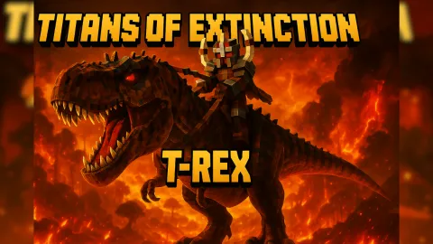 T Rex TITANS OF EXTINCTION APOCALYPSE Add-on 1.21+/1.20+/1.19+