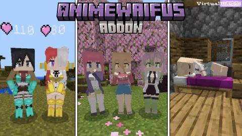 Anime Waifus Add-on 1.21+