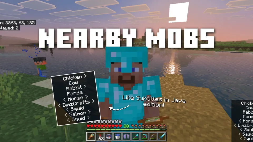 Nearby Mobs Add-on