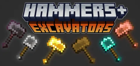 Raiyon's Hammers + Excavators Add-on 1.21+