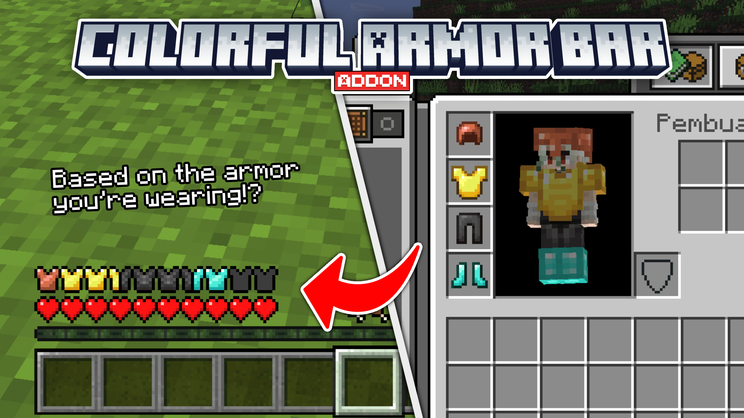 Colorful Armor Bar Add-on 1.21+