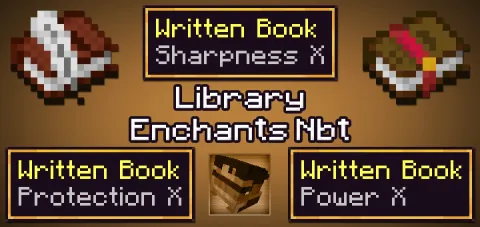 Library Enchants Add-on 1.21+/1.20+/1.19+