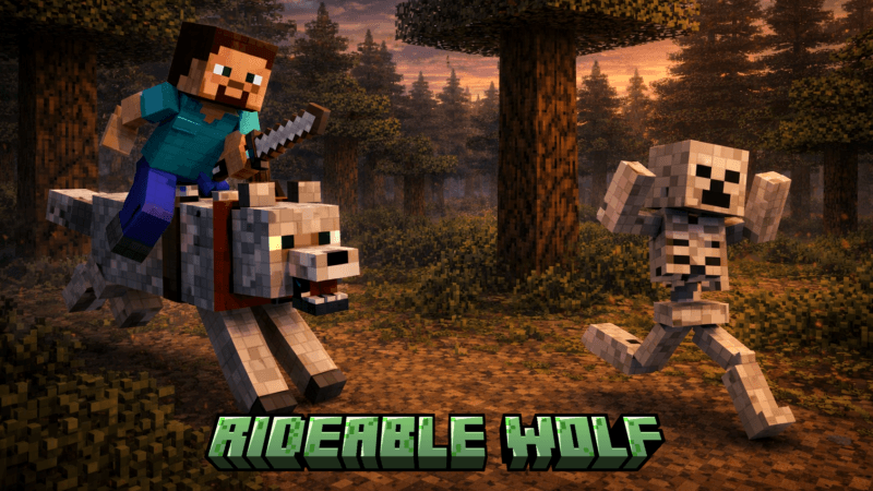 rideable wolf Add-on 1.21+