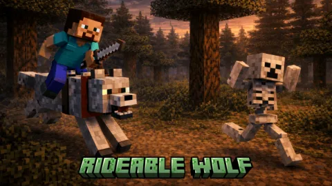 rideable wolf Add-on 1.21+