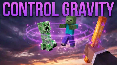 RR Gravity Staff: Real Telekinesis & Physics Add-on 1.21+