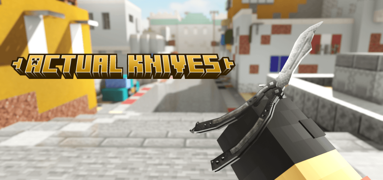 Actual Knives Add-on 1.21+