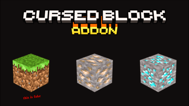 CURSED BLOCK Add-on 1.21+