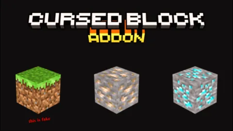 CURSED BLOCK Add-on 1.21+