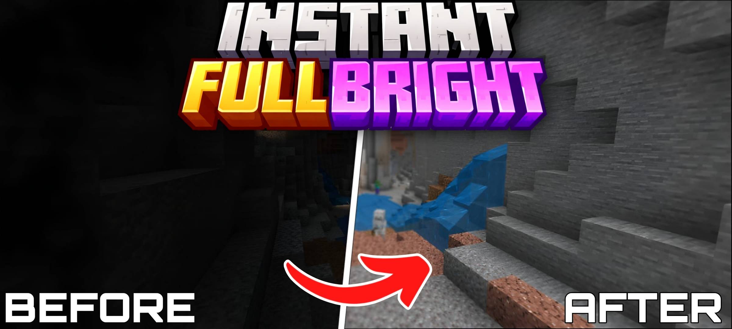 Instant FullBright Night Vision Add-on 1.21+