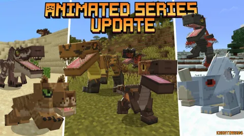 Jurassic Universe Pets Add-on 1.21+