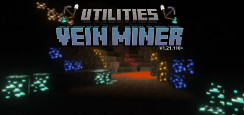 Utilities Vein Miner Add-on 26.11+/26.10+/26.3+/26.0+/1.21+