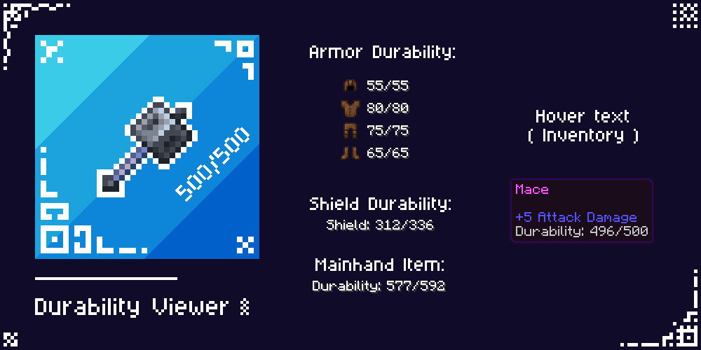 Durability Viewer Add-on 26.0+