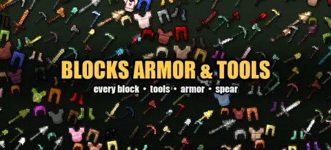 Blocks Armor & Tools Add-on 26.0+