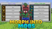 Morph Into Mobs Add-on 26.30+/26.11+/26.10+/26.0+